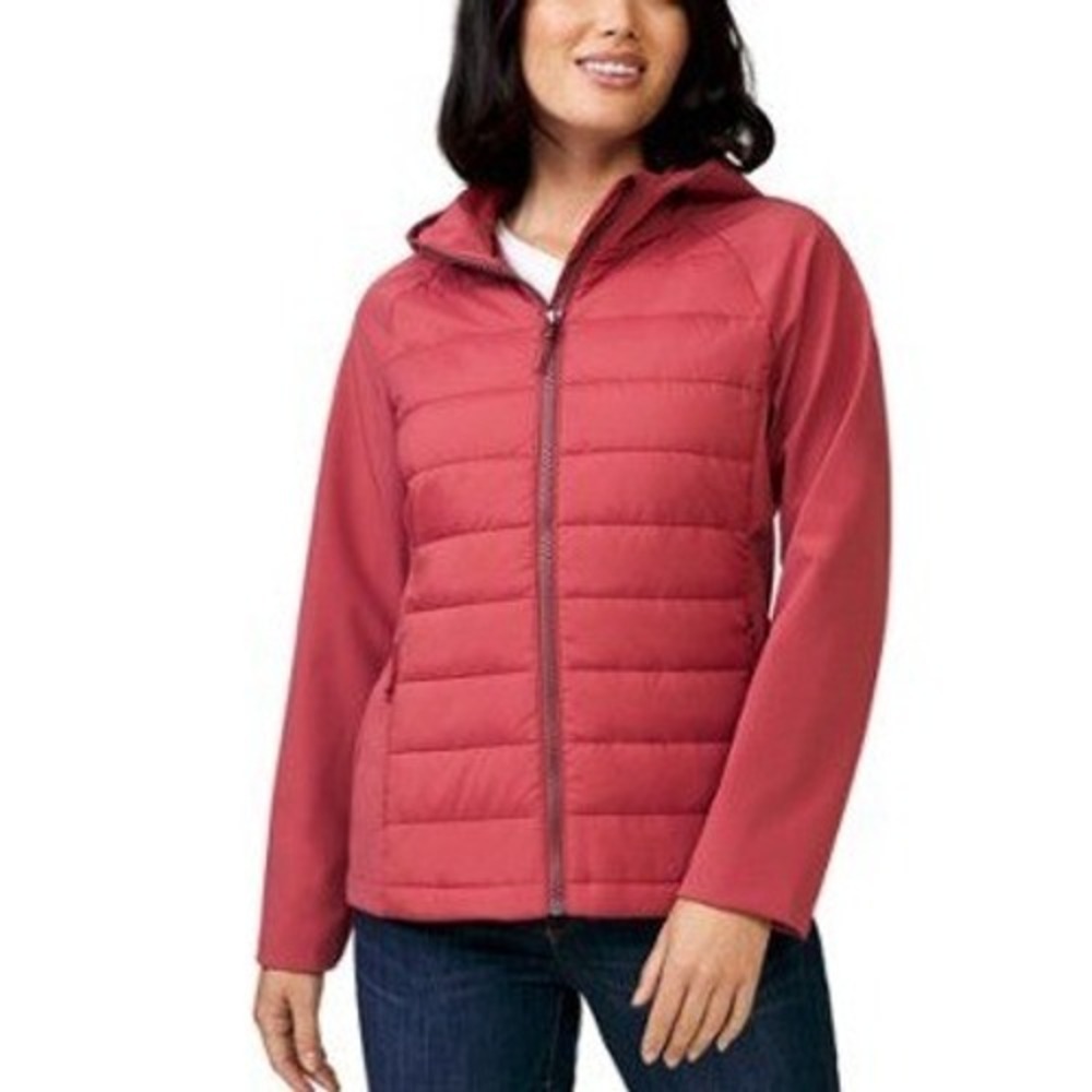 Free Country Hybrid Puffer Jacket Terracotta XL New‎ With Tags